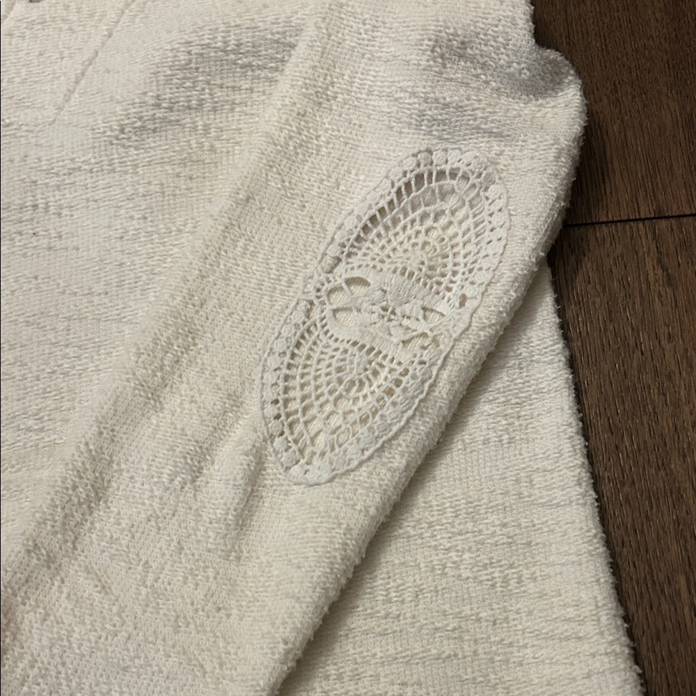 Roxy Cream Hooded Sweatshirt - Picture 3 of 3